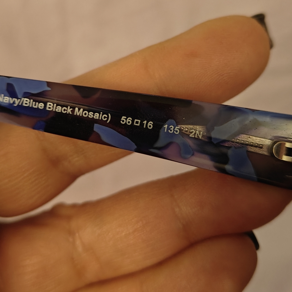 Coach Blue and Black Sunglasses - Picture 8 of 10